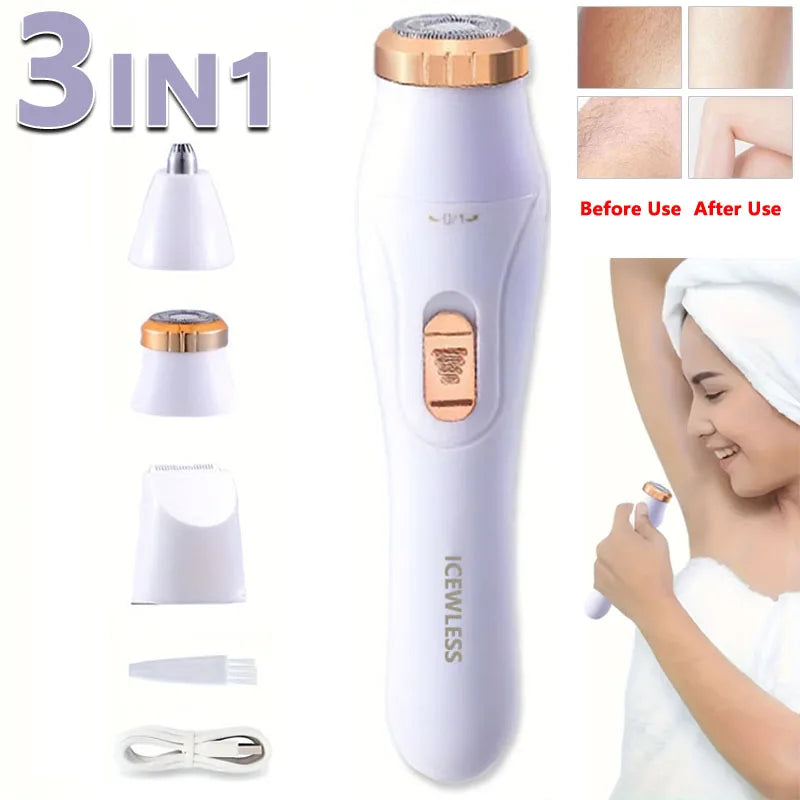 Painless Waterproof Hair Trimmer