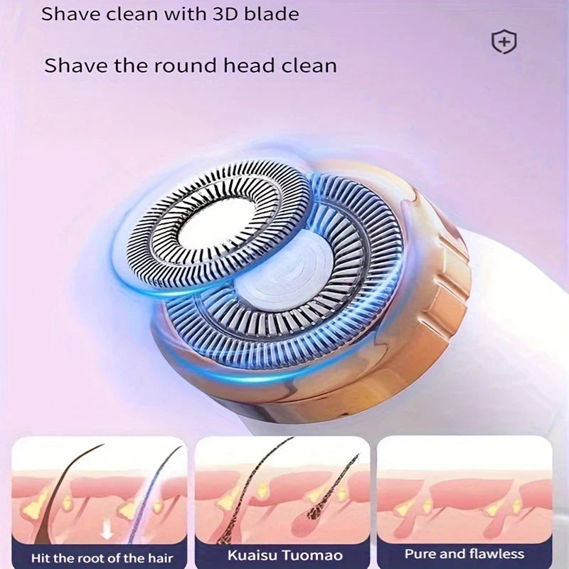 Painless Waterproof Hair Trimmer