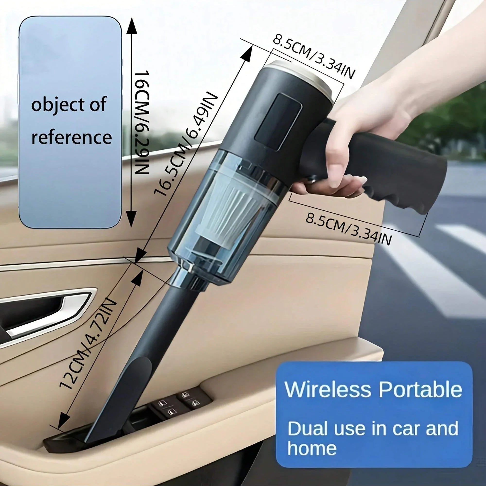 All-In-One Car Vacuum Wizard